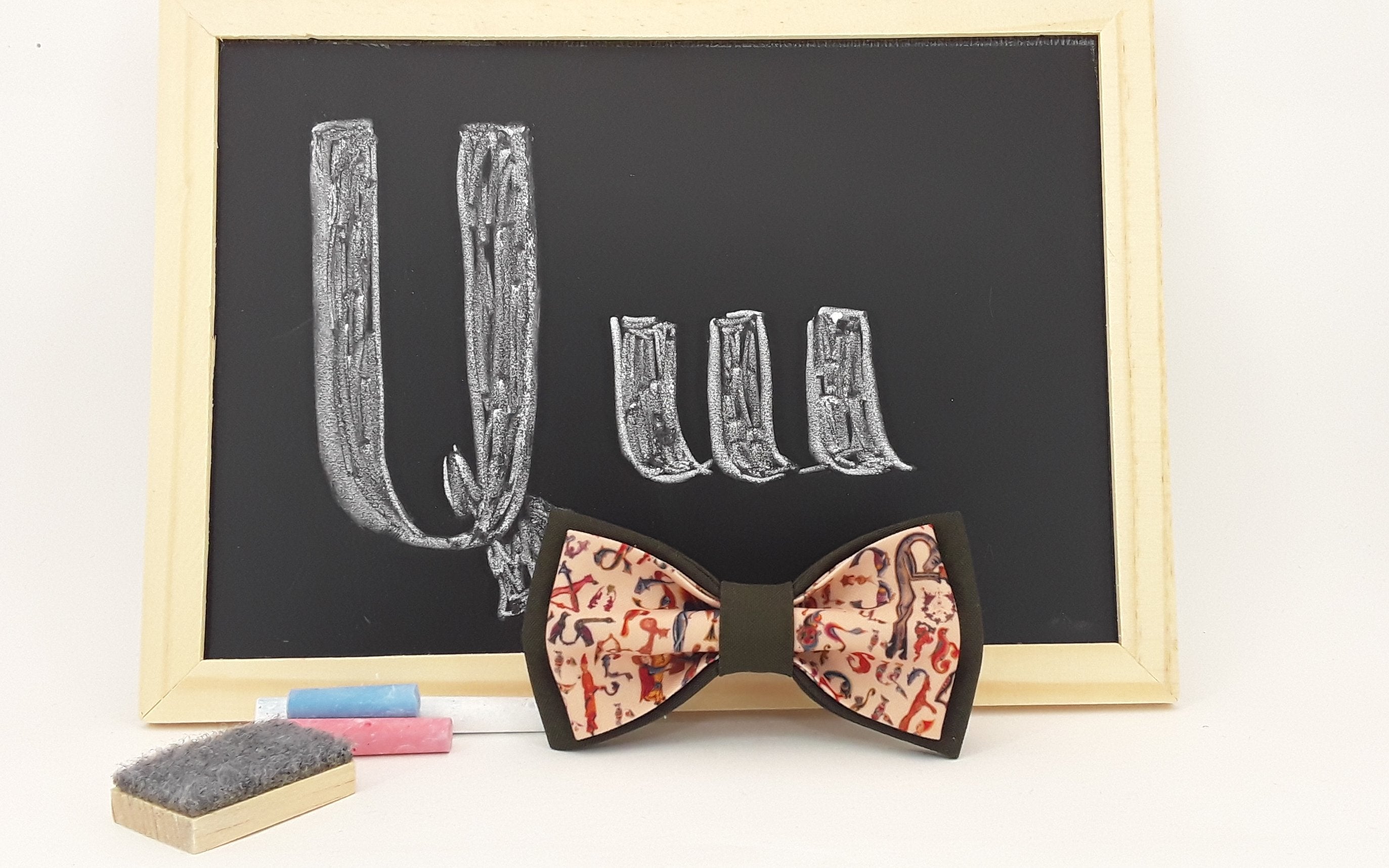 Armenian Alphabet Bow Tie