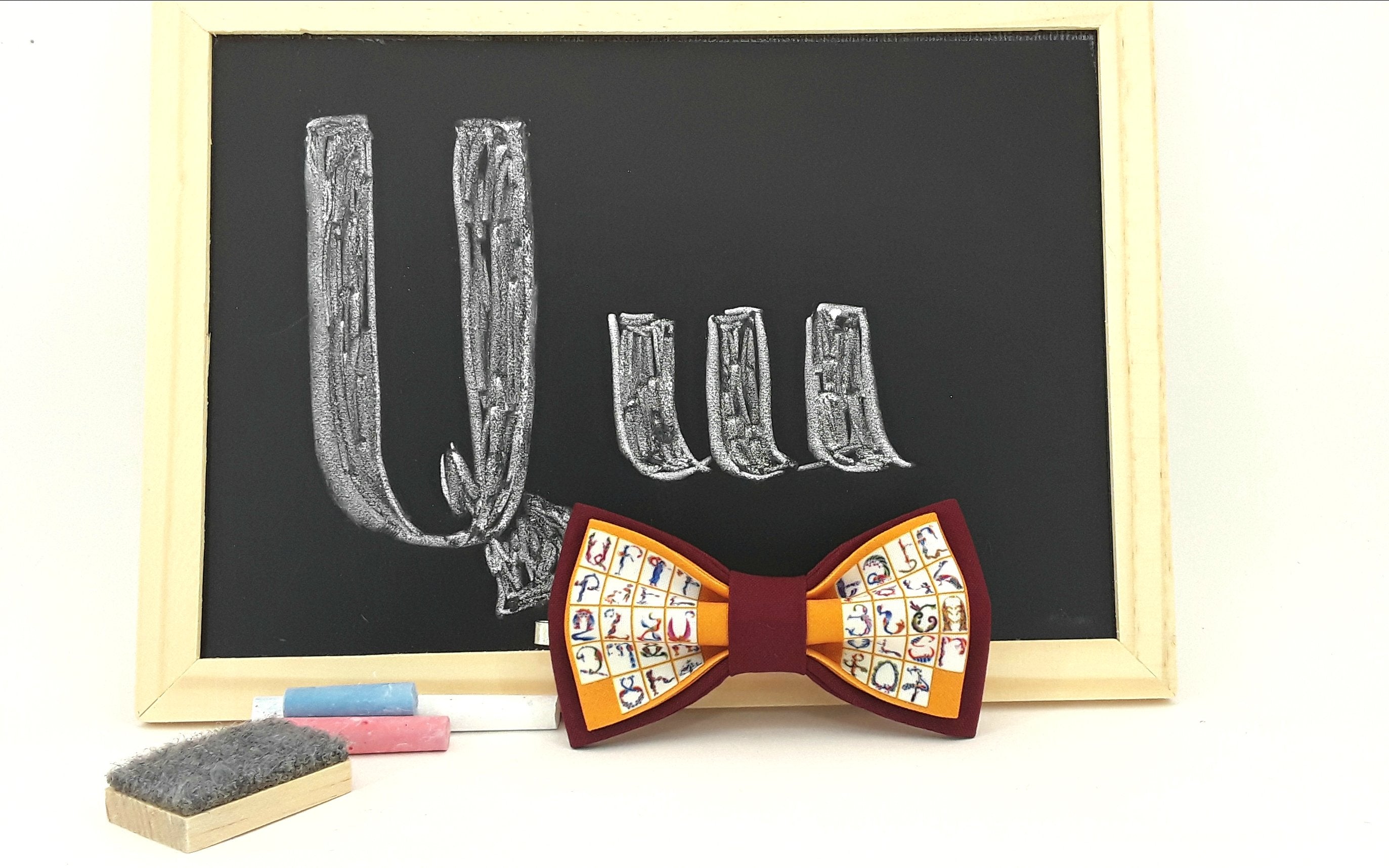 Armenian Alphabet Bow Tie
