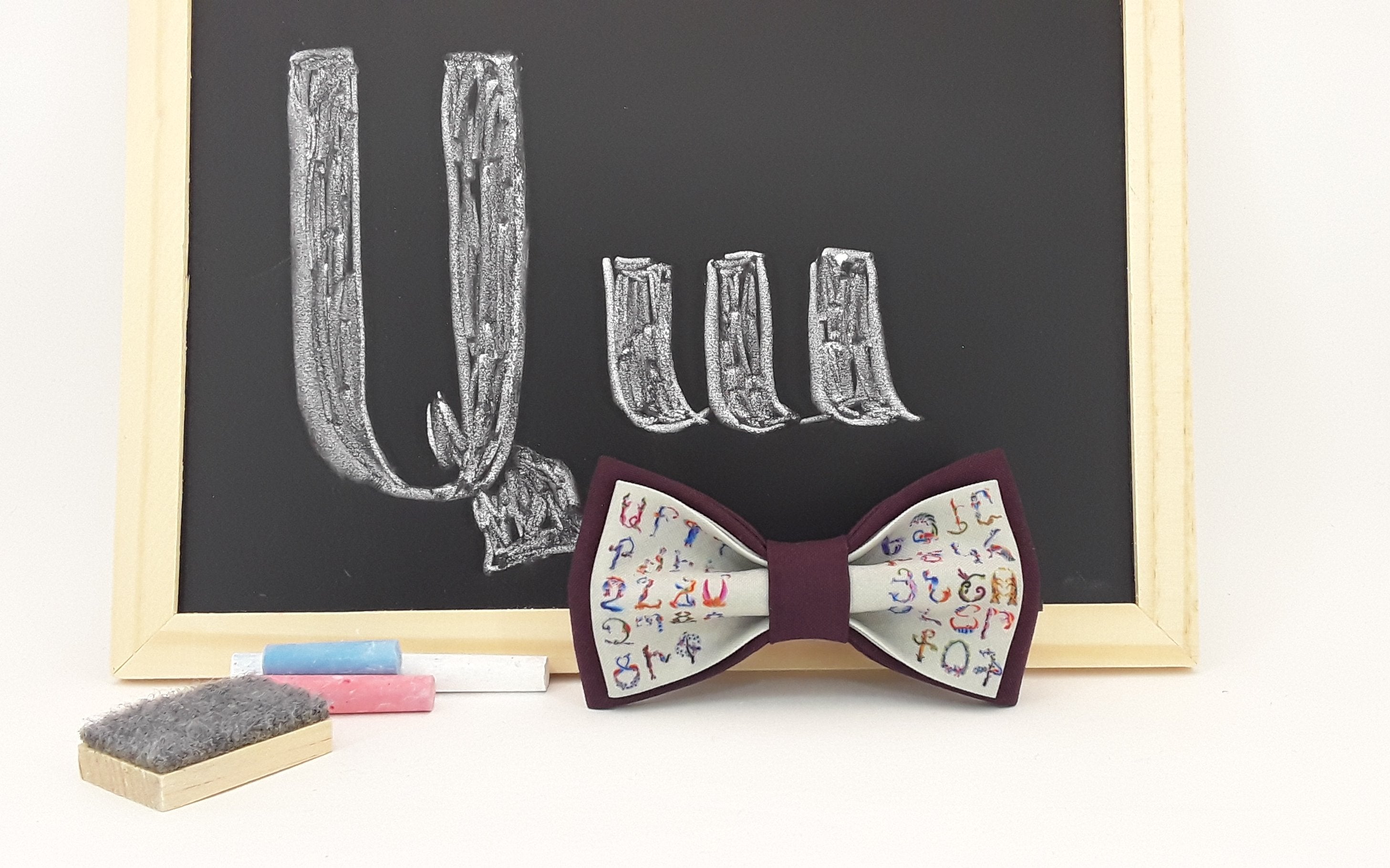 Armenian Alphabet Bow Tie
