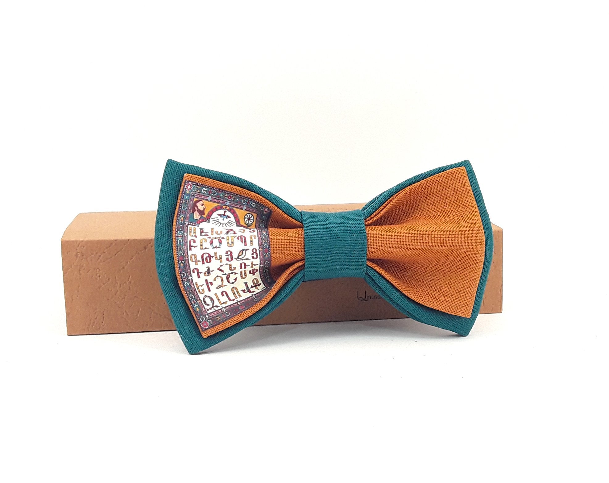 Armenian Alphabet Bow Tie