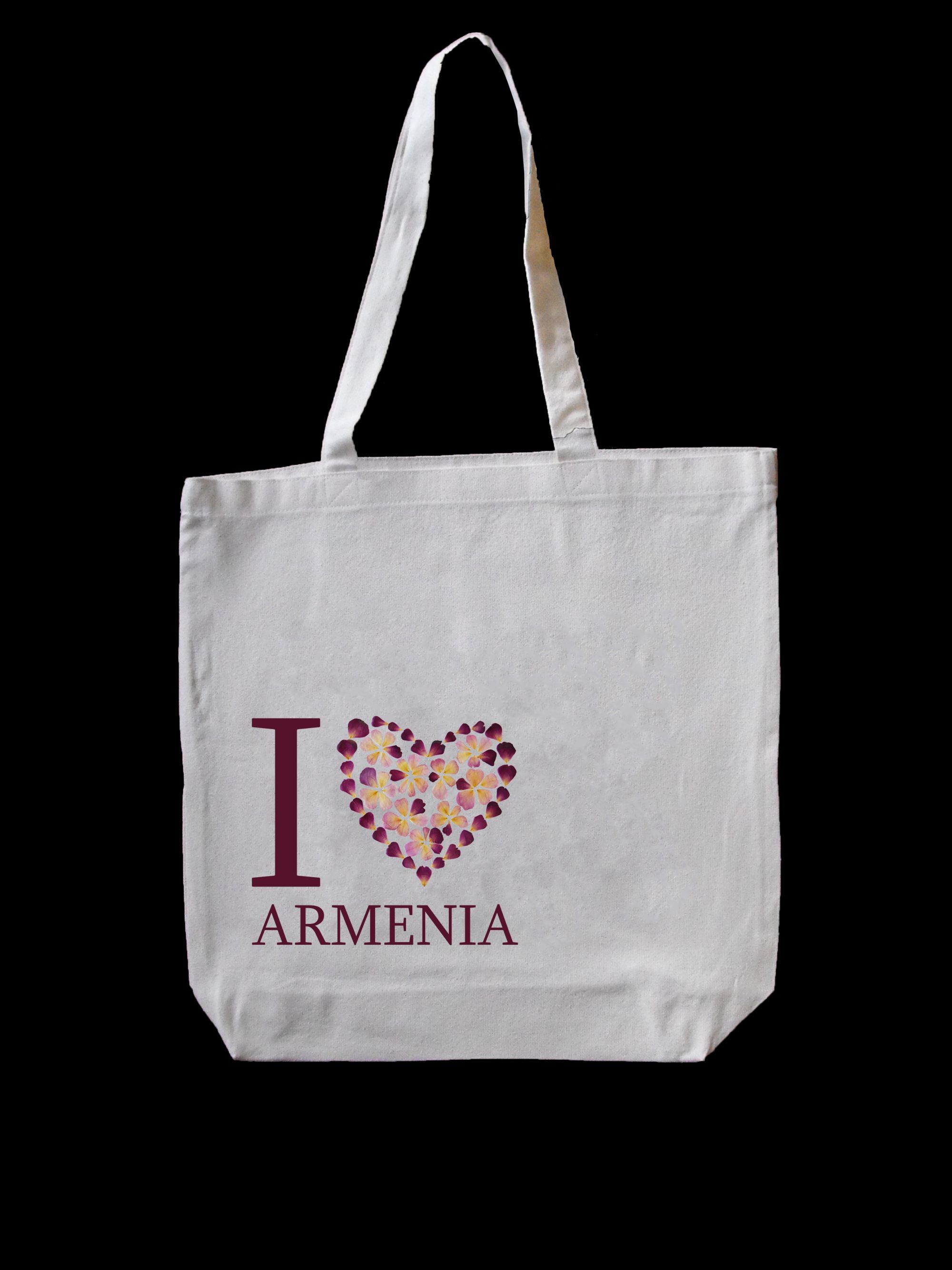 I Love Armenia Ornament White Tote Bag