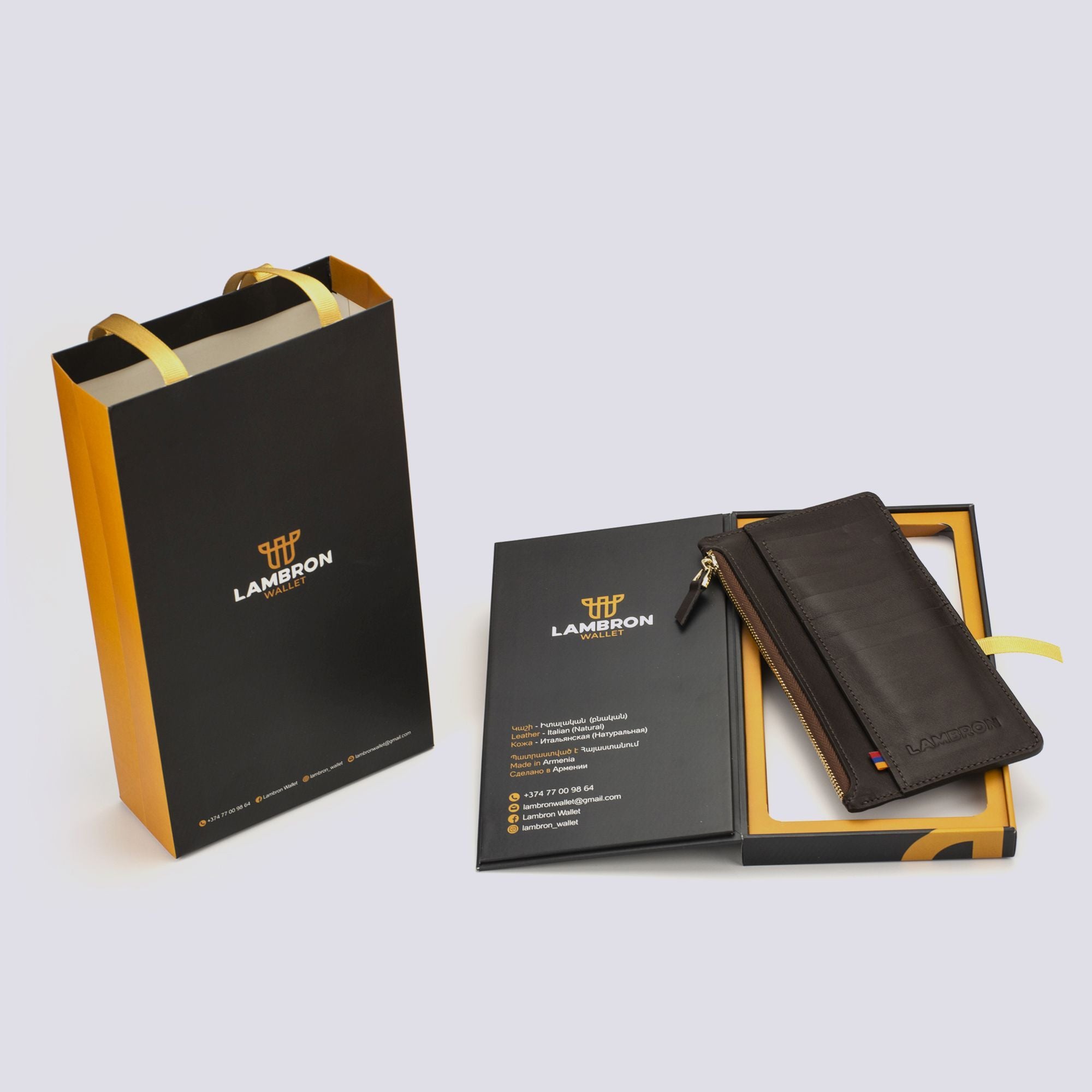 Lambron Travel Wallet ( Slim )