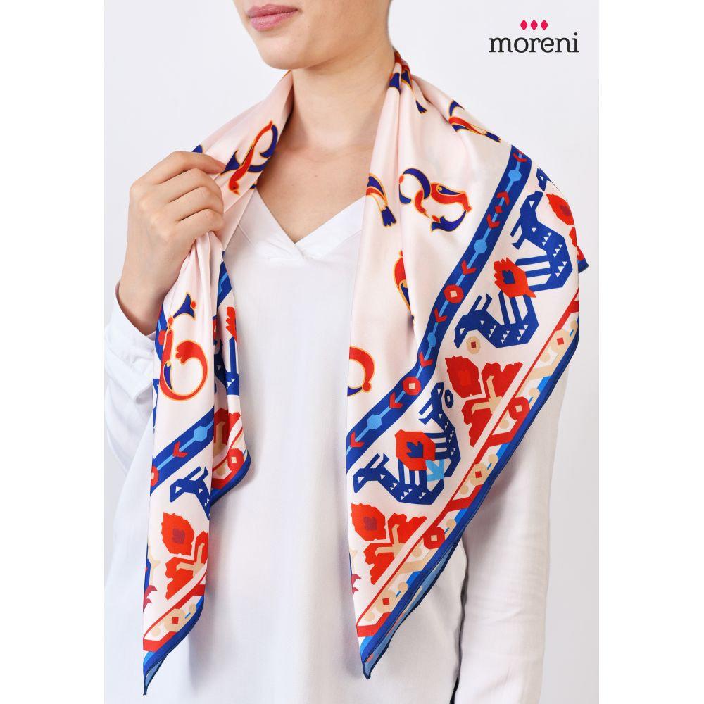 Moreni Scarf with Armenian Alphabet - AYB Collection (Mashtots)