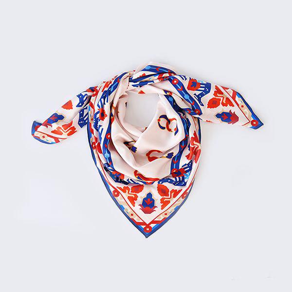 Moreni Scarf with Armenian Alphabet - AYB Collection (Mashtots)