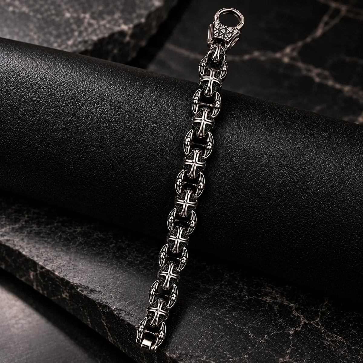 Knight’s Oath Cross Bracelet