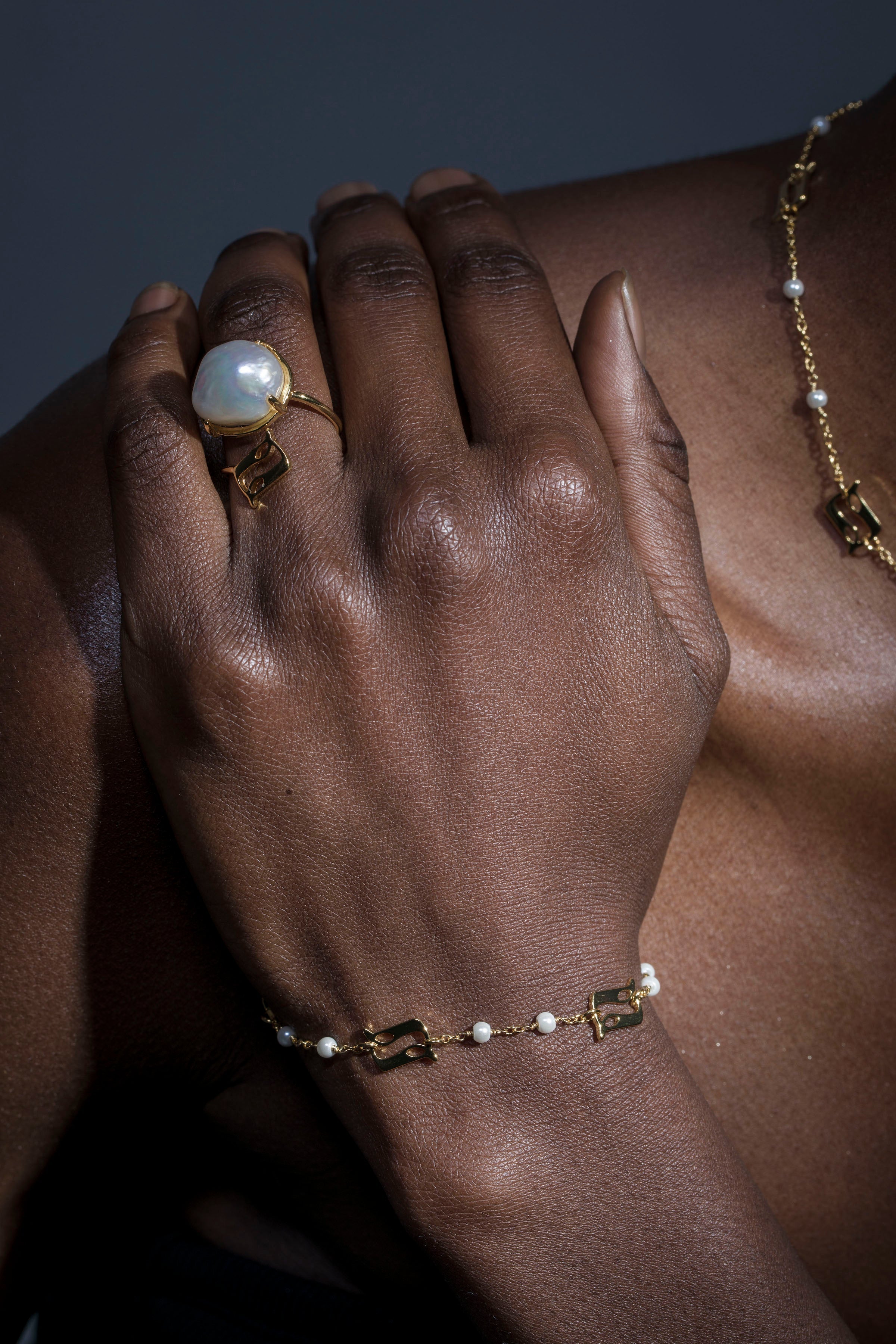 Beginning Pearl Logo Bracelet