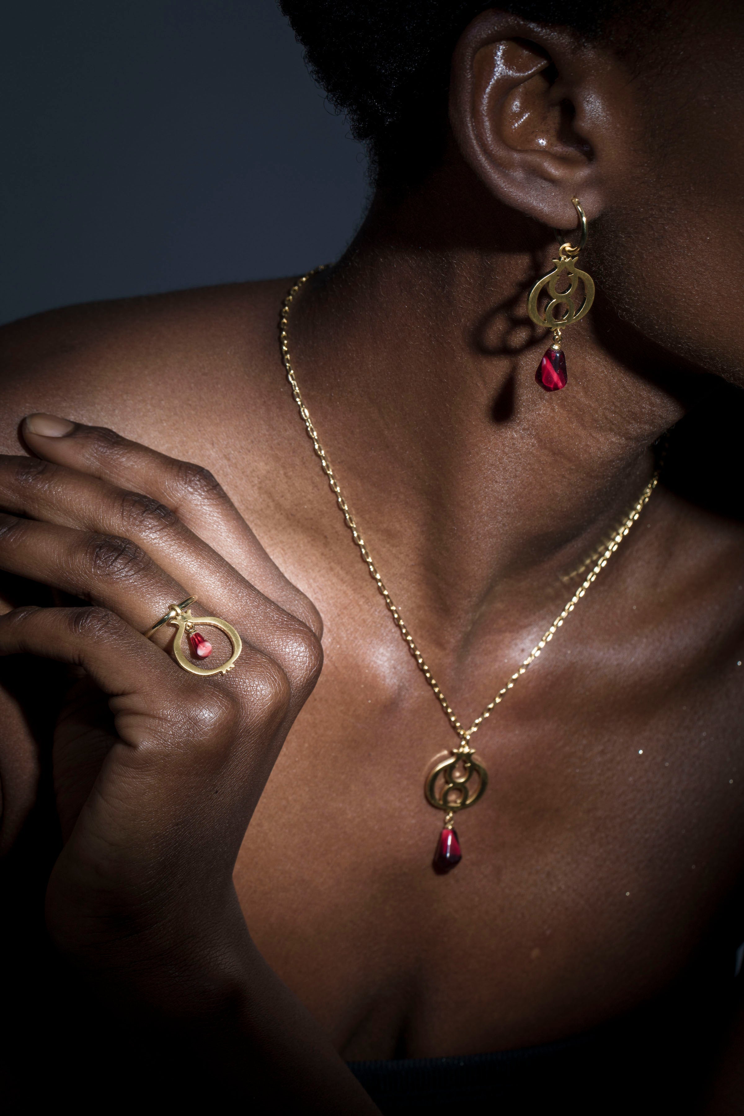 Pomegranate Seed Ring