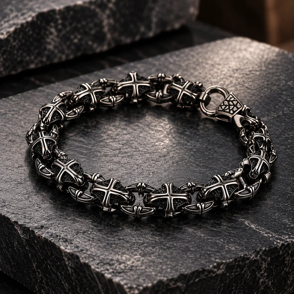 Knight’s Oath Cross Bracelet