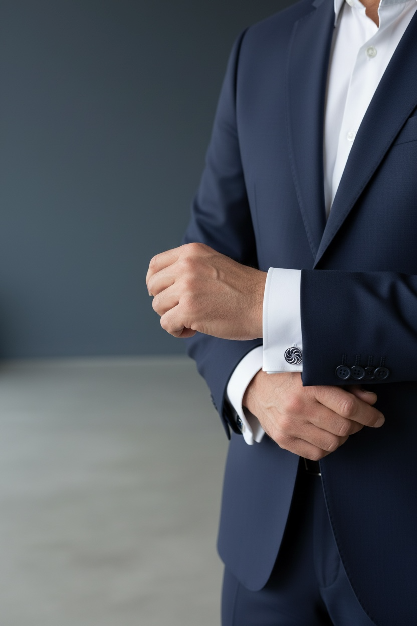 Eternity Tie Clip & Cufflinks