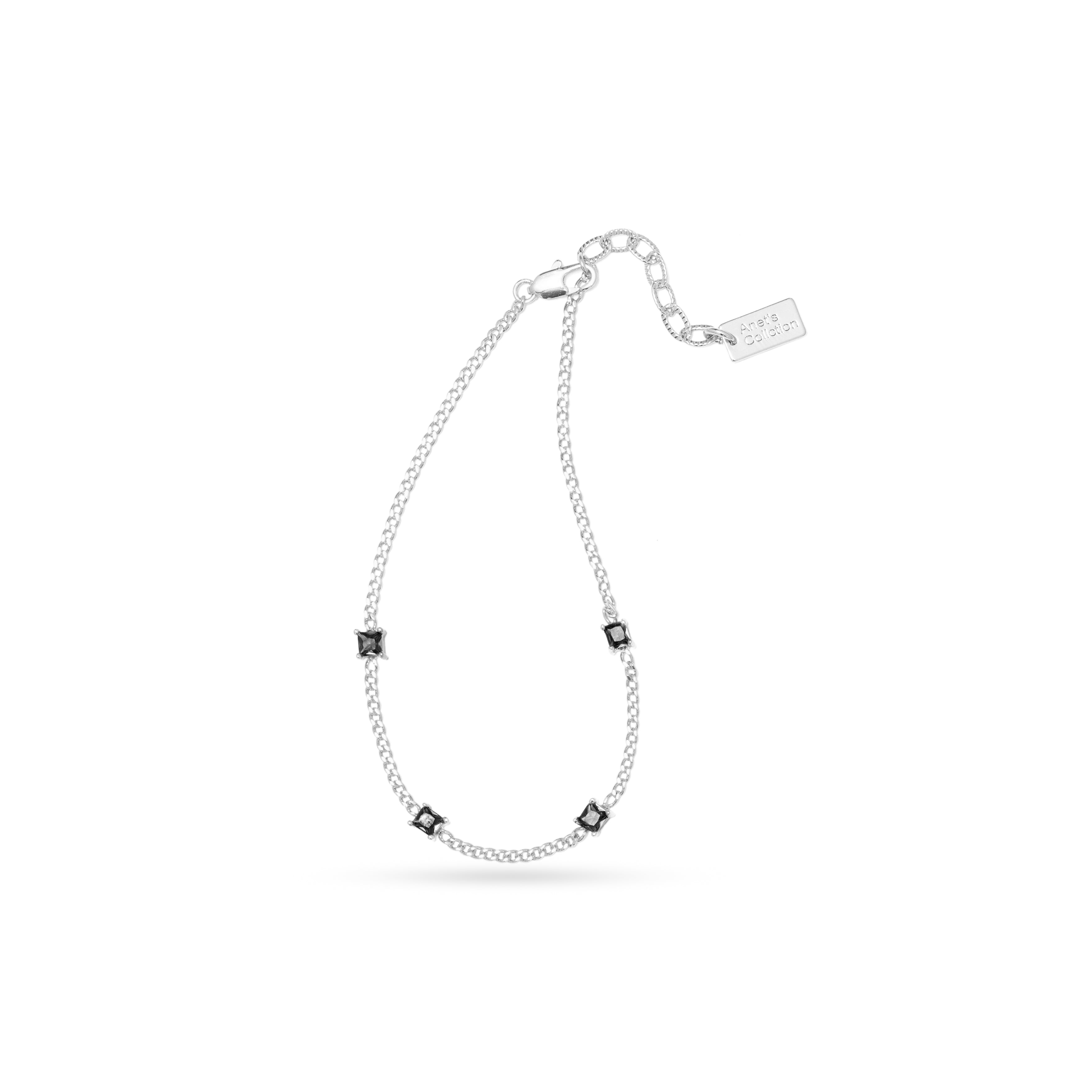 AC Gold Plated Bracelet with Colored Zircon Gemstone