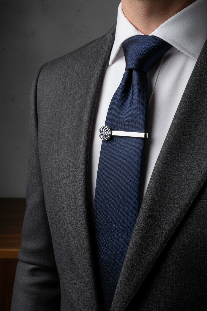Eternity Tie Clip & Cufflinks