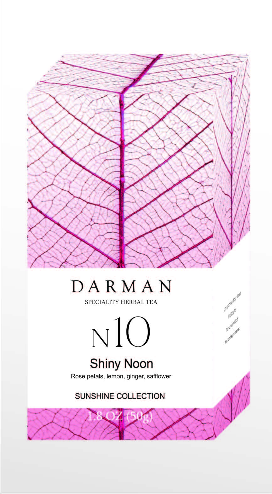 Darman Tea No10 - Shiny Noon (Rose Petals, Dry Lemon, Ginger, Safflower)