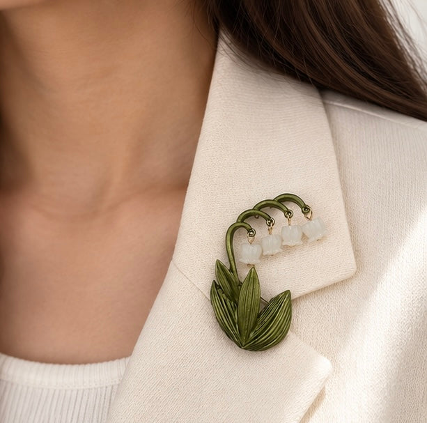 Lilly of the Valley Brooch Regular