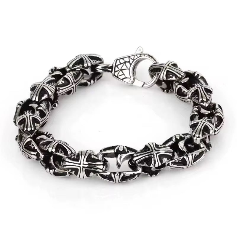 Knight’s Oath Cross Bracelet