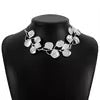 Botanical Leaf Statement Necklace