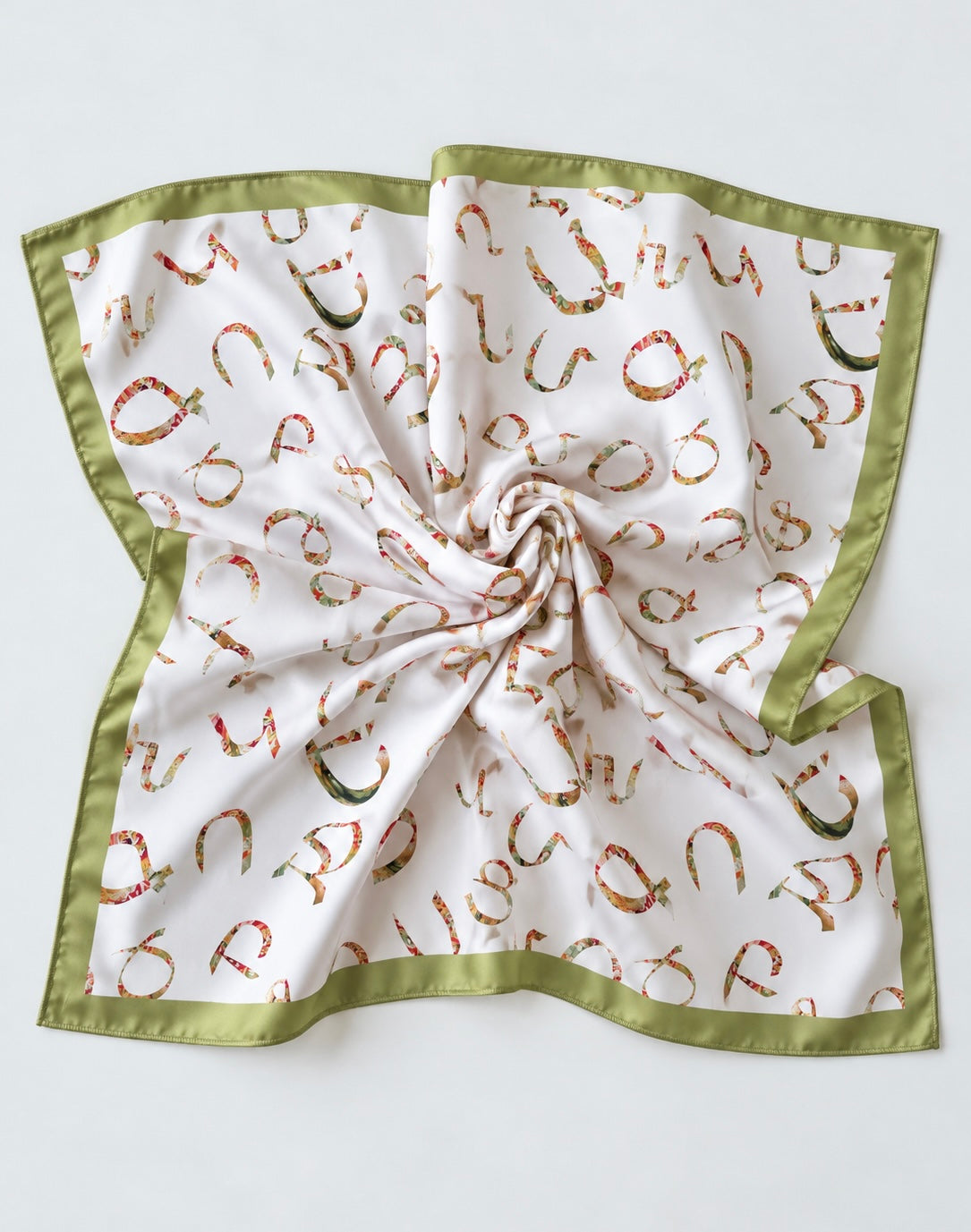 Armenian Alphabet Scarf by AG Sisters