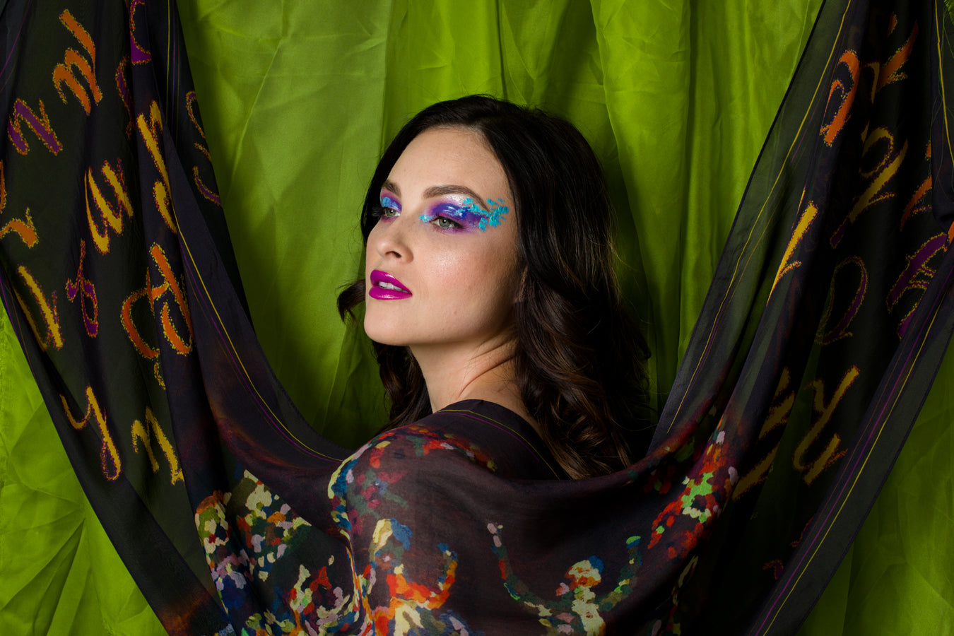 Armenian Alphabet Scarf #1