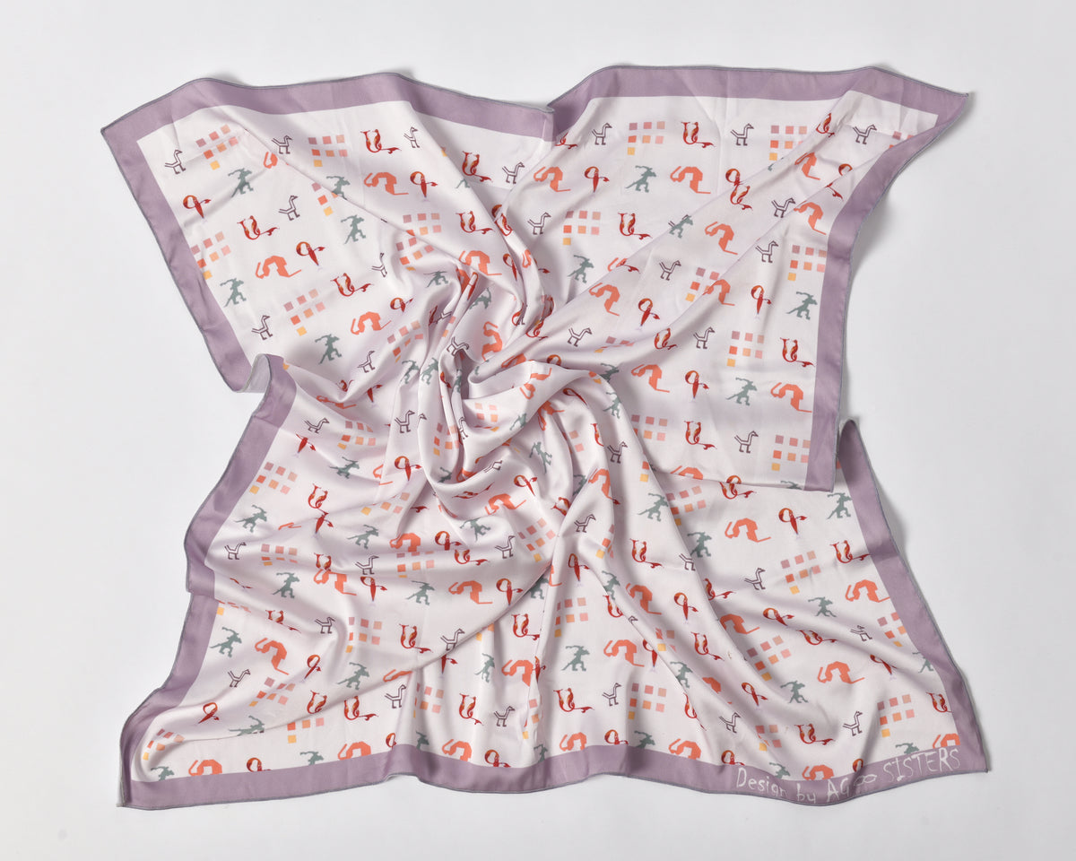 Armenian Letters Scarf by AG Sisters