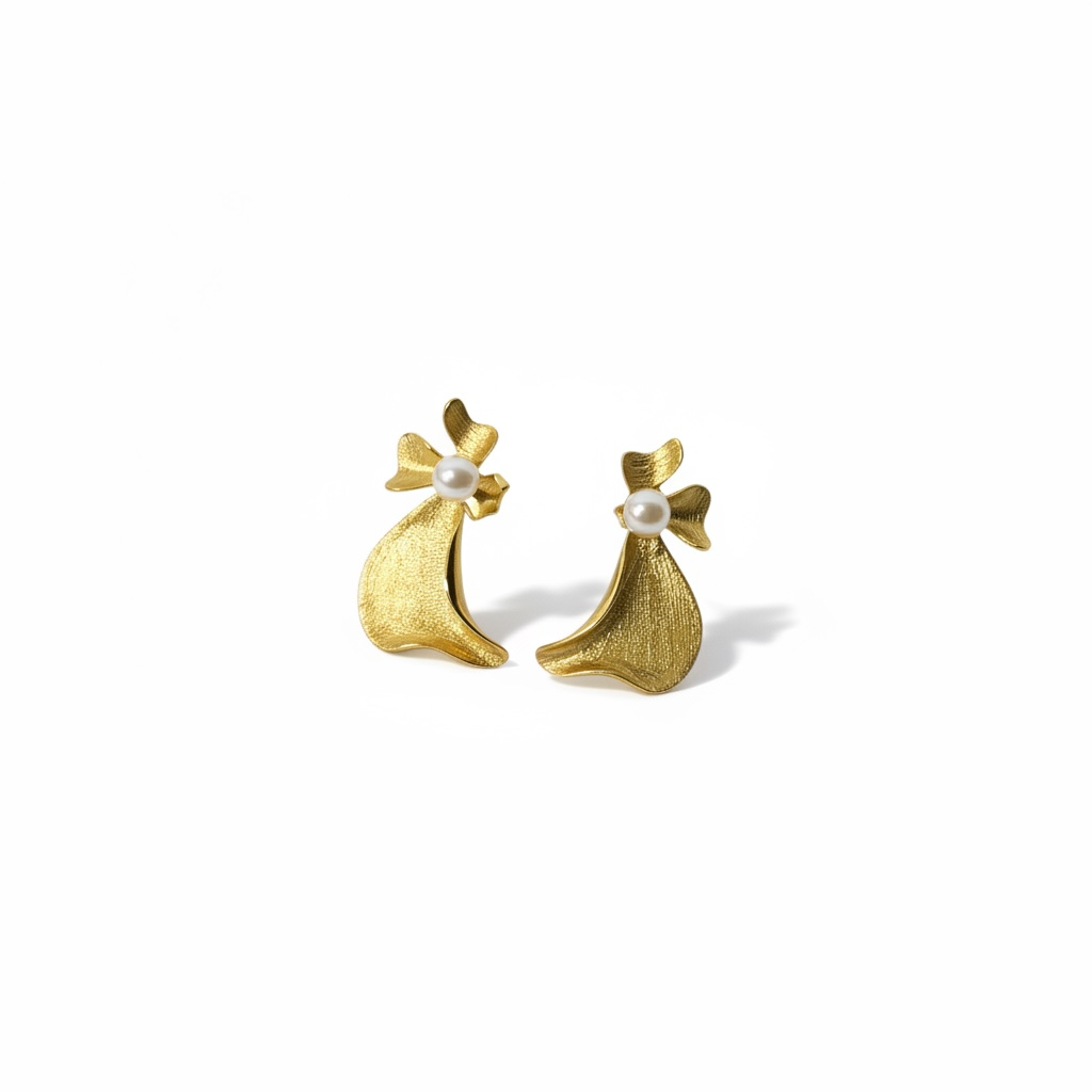 Aurora Pearl Sculpt Earrings