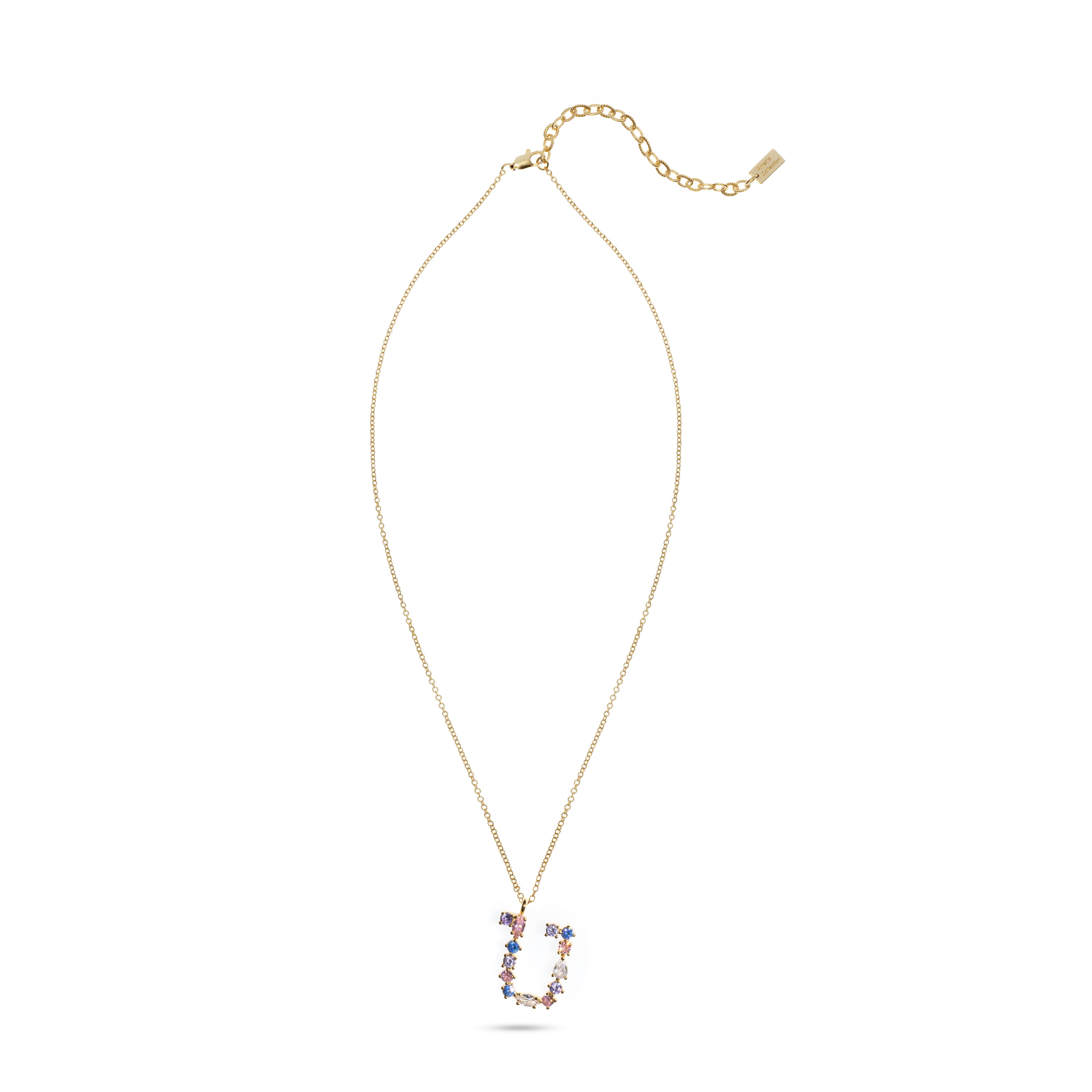 Armenian Initials Pastel Necklace