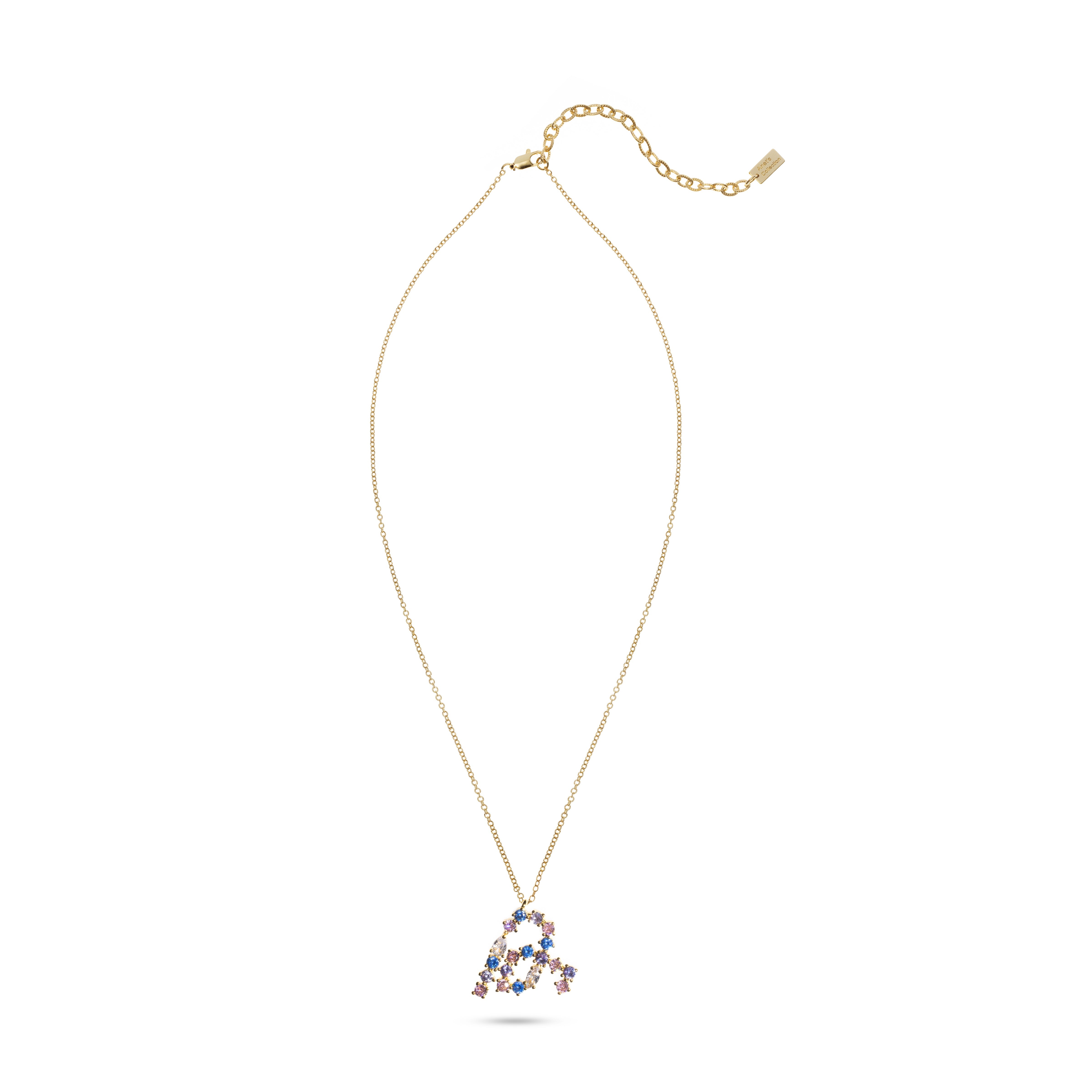 Armenian Initials Pastel Necklace