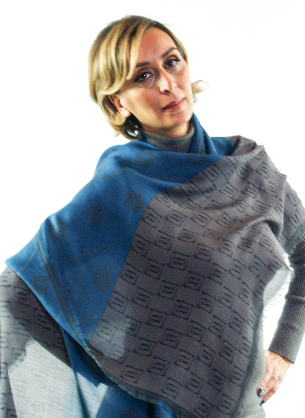 Eternity Blue Unisex Scarf