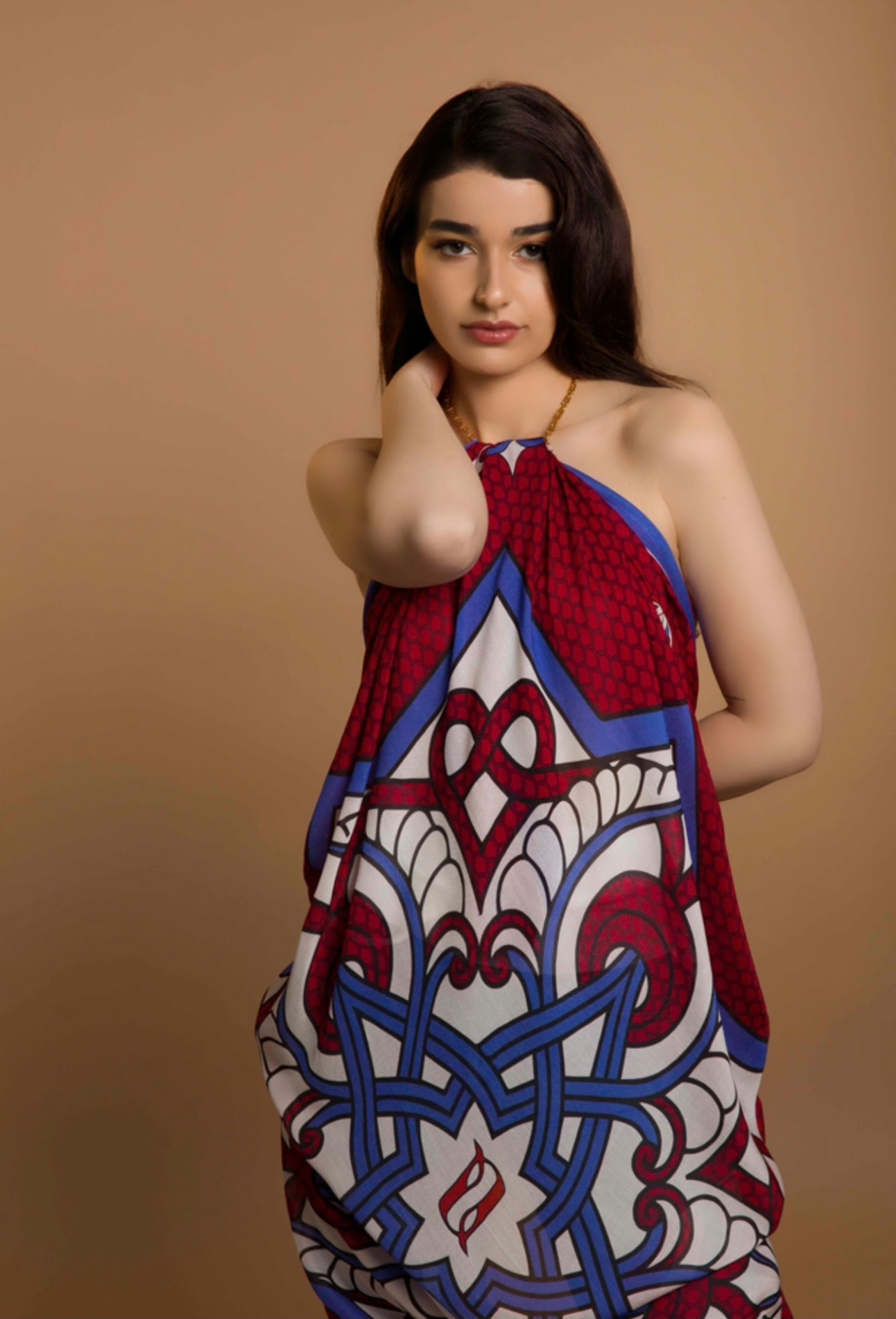 Oversized Ornament Scarf