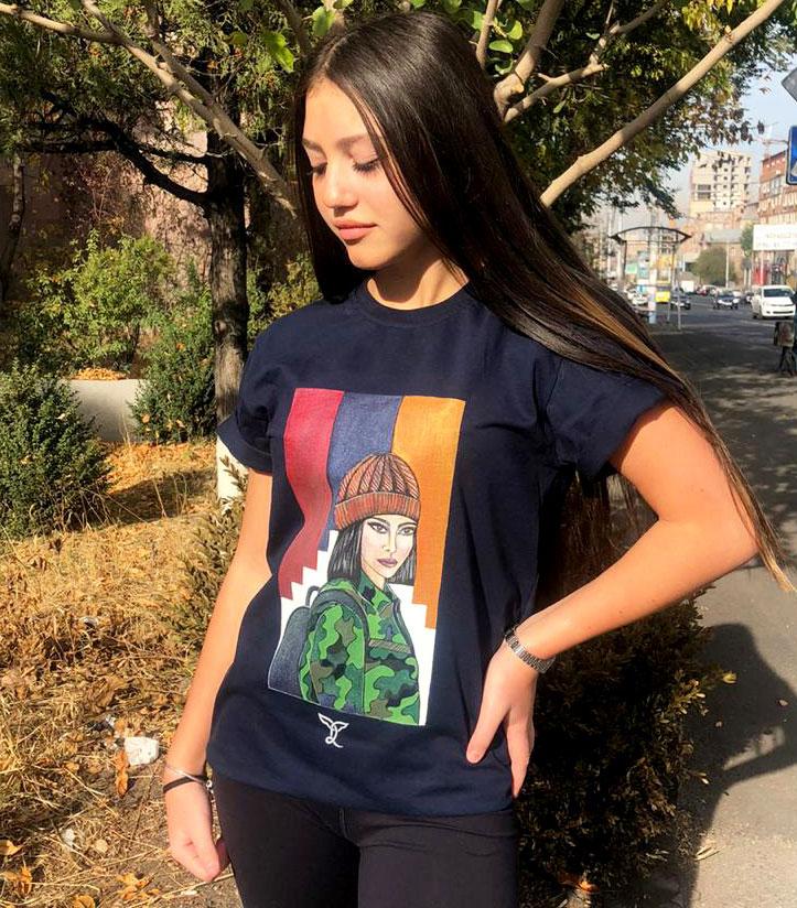 Woman Soldier Unisex T-Shirt