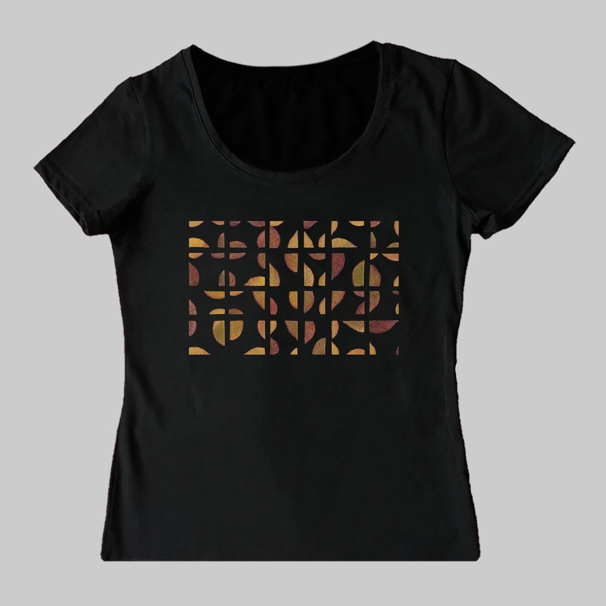 Abstract Leaves T-Shirt (Women's)