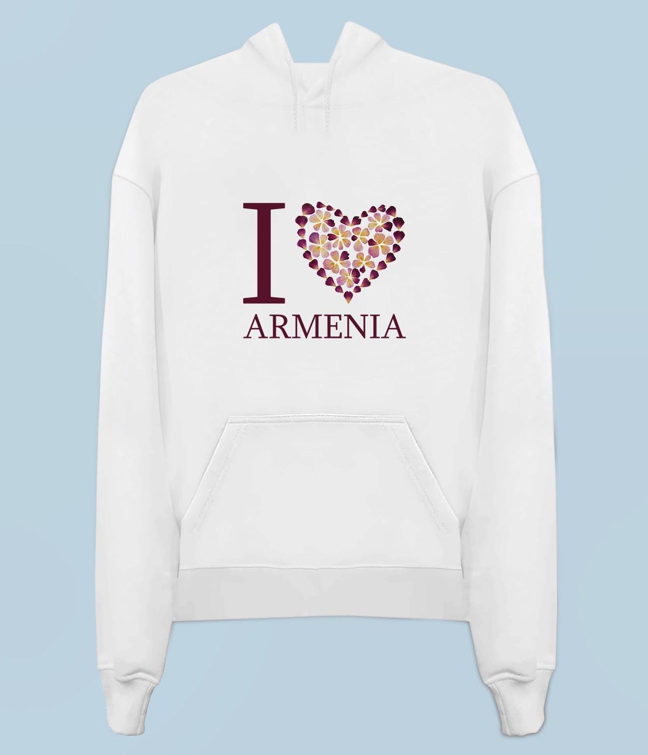 I Love Armenia Women's Hoodie