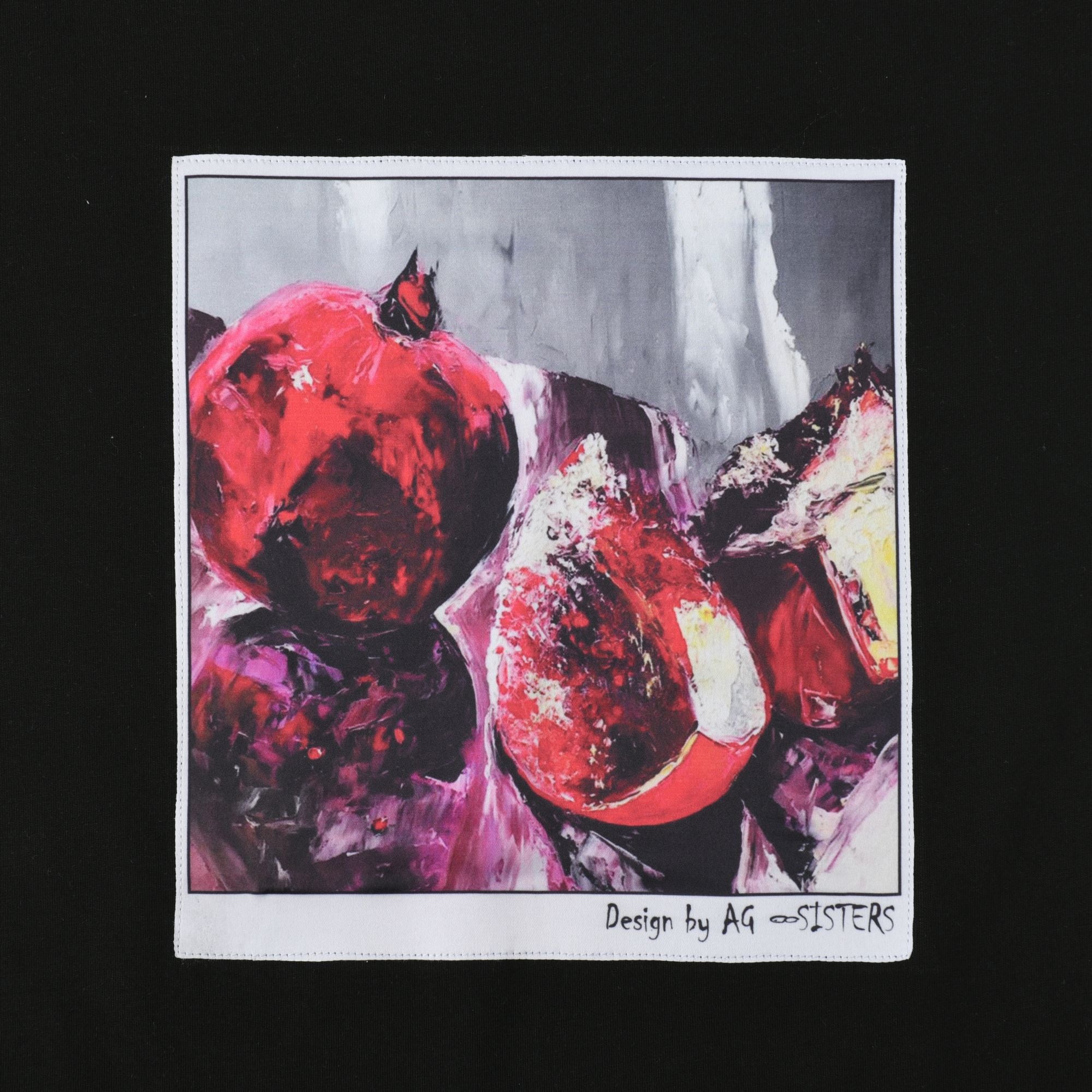 Pomegranate Kids' T-Shirt Black