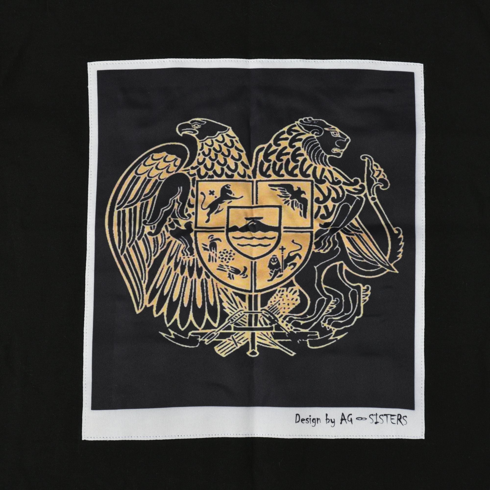 AG Sisters Armenian Coat of Arms T-Shirt Black