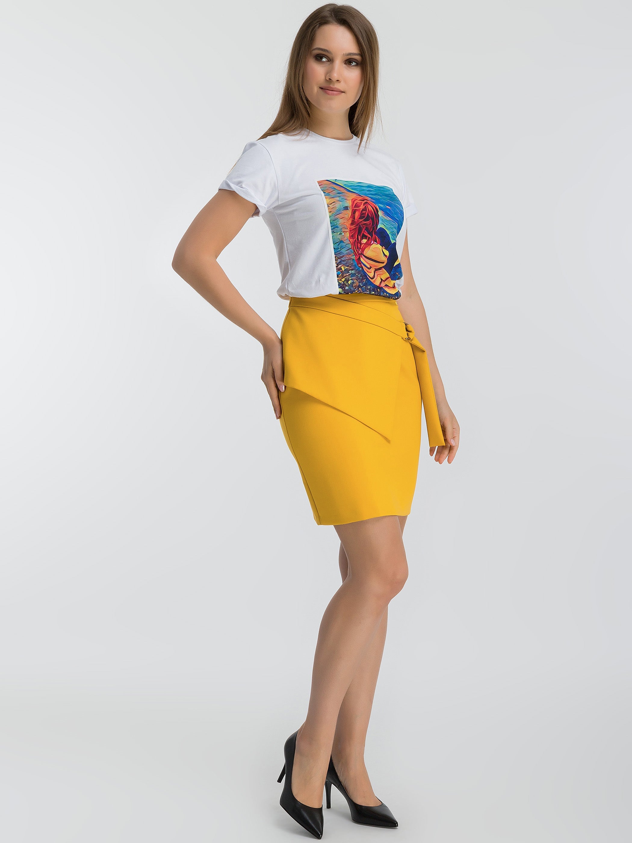 T-Shirt "The Girl by Lake Sevan" by AG Sisters