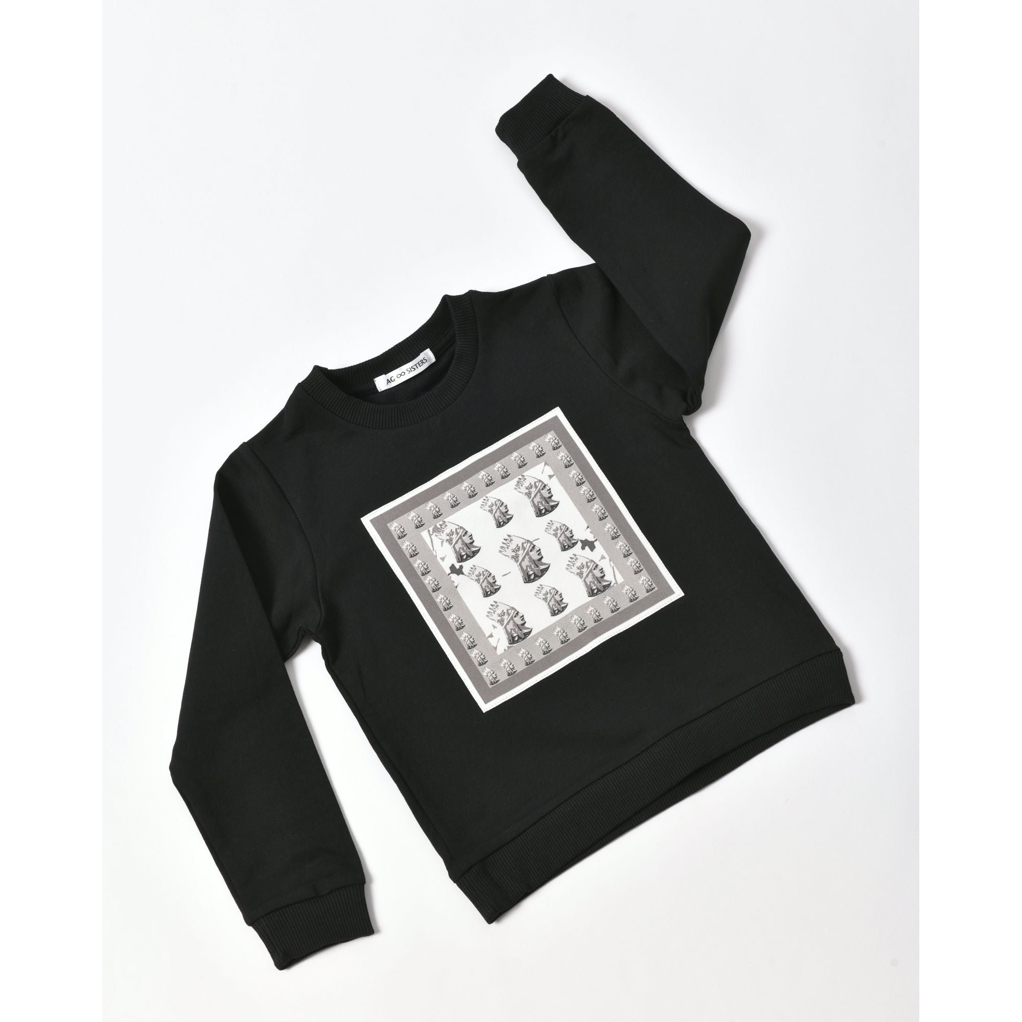 AG Sisters Kids' Sweatshirt with Silk Print "King Tigranes The Great"