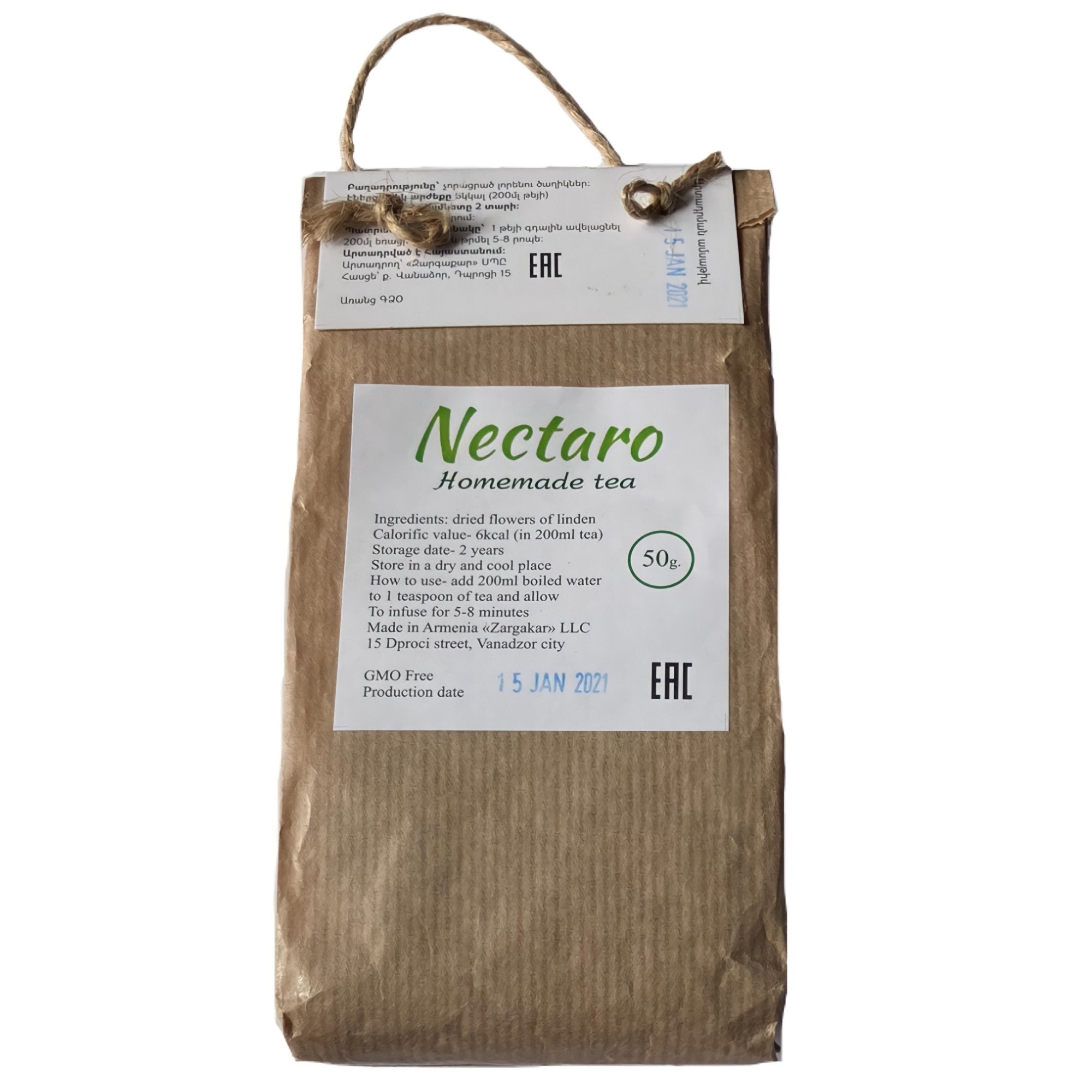 Nectaro Linden Flowers Herbal Tea - Forest Aroma - 50g