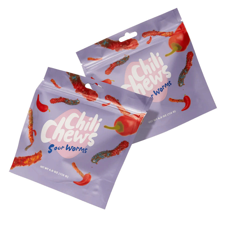 Chili Chews Sour Worms