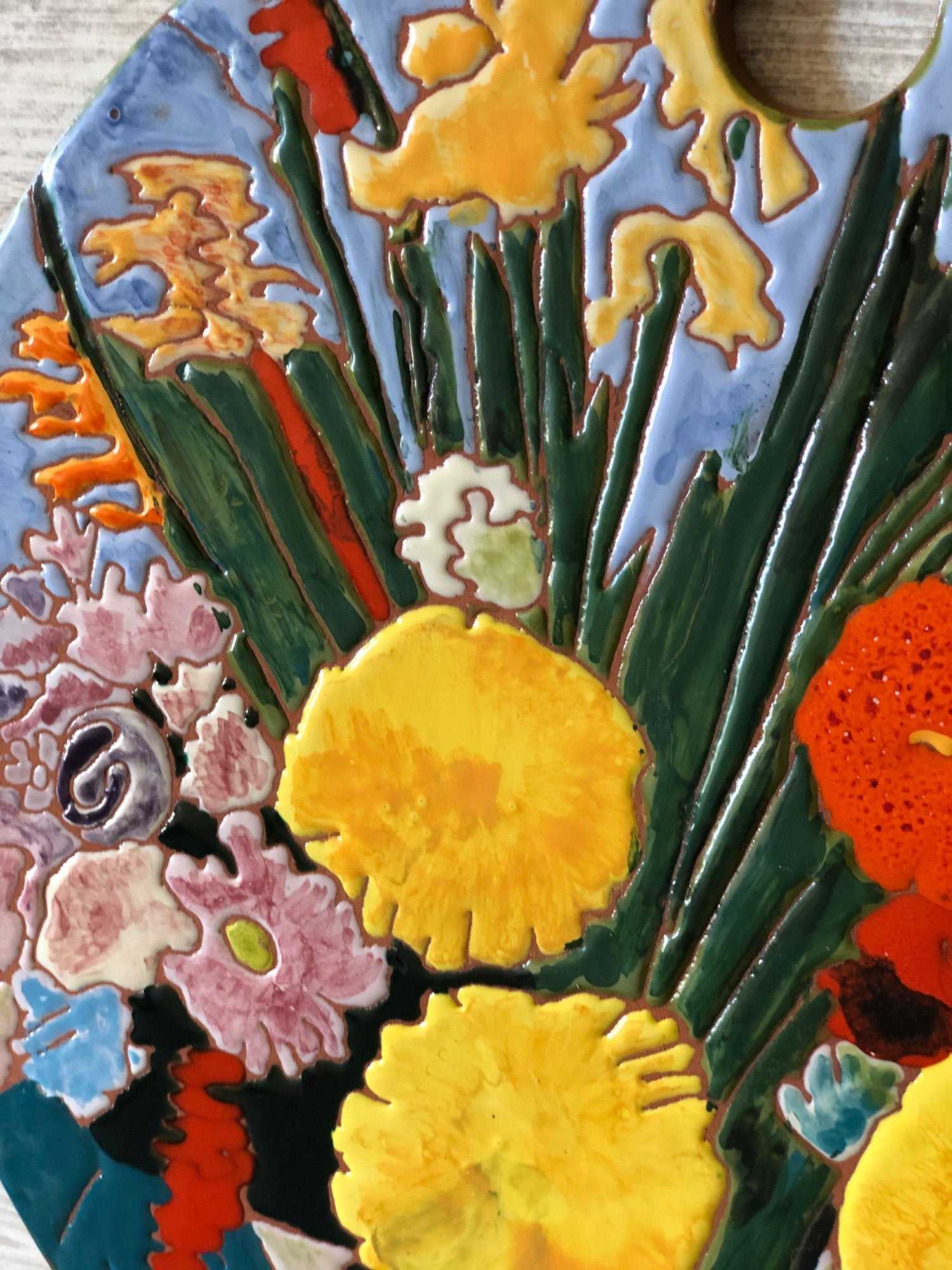 Mane Tiles Martiros Saryan - Flowers Cheeseboard