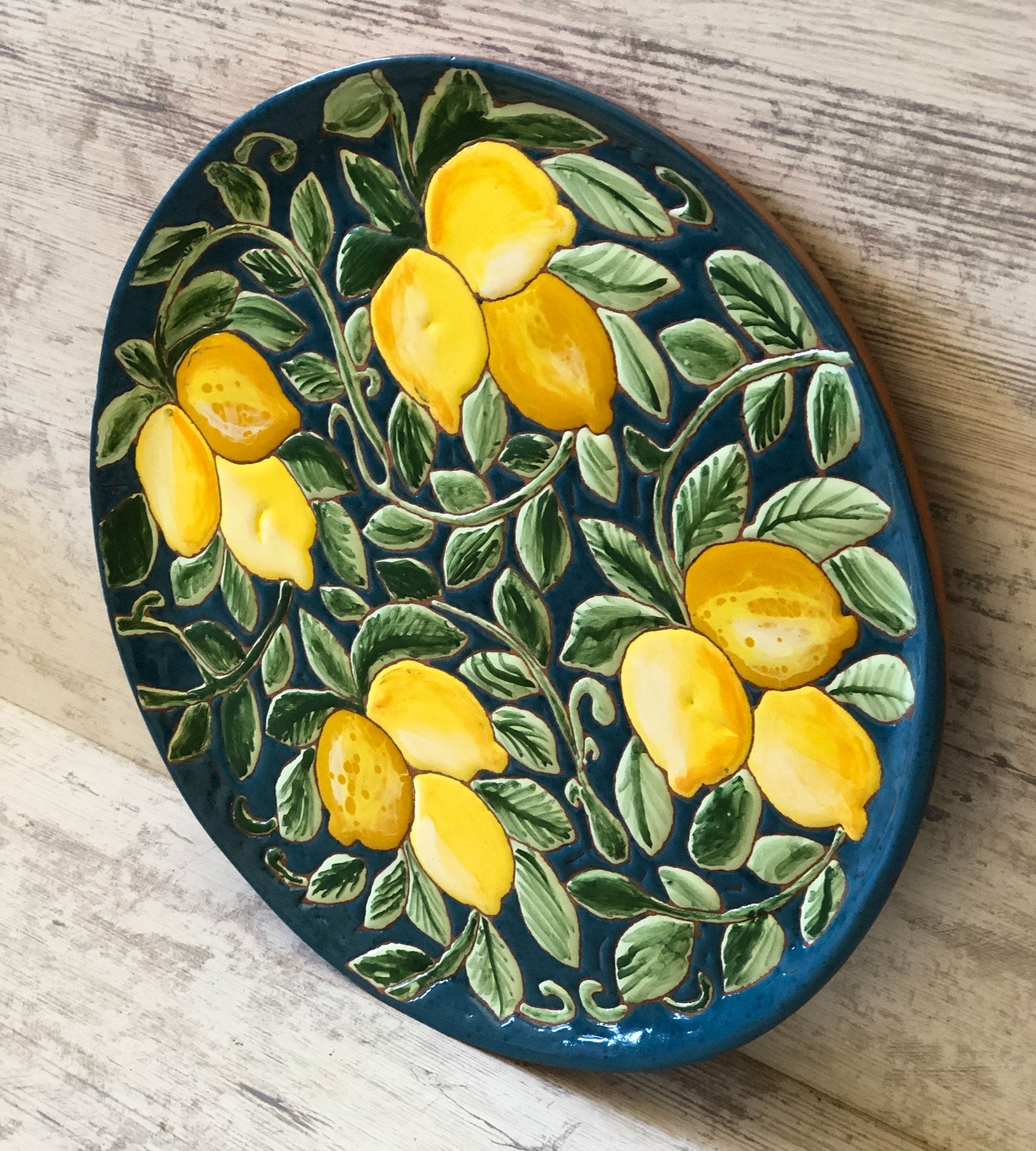 Mane Tiles Italian Style Ceramic plate