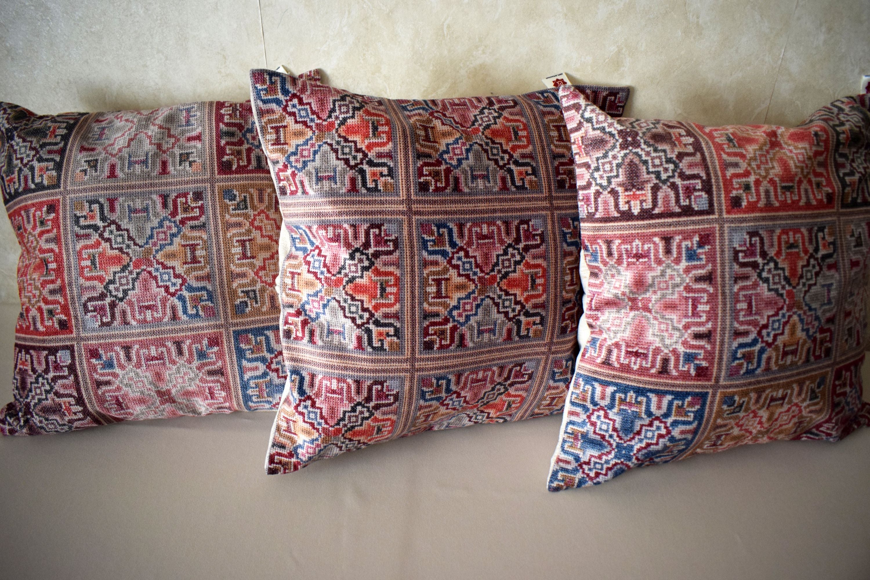 Pillowcase with Armenian Ornaments