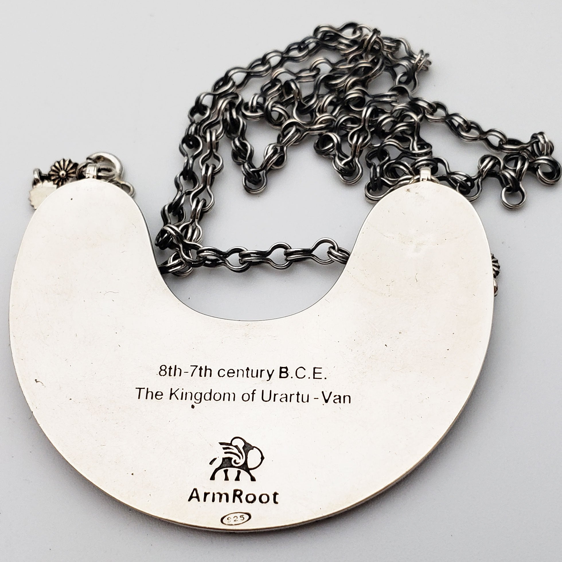 Arm Root Van Necklace with Handmade Chain