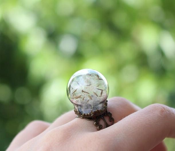 Fancy Dandelion Ring
