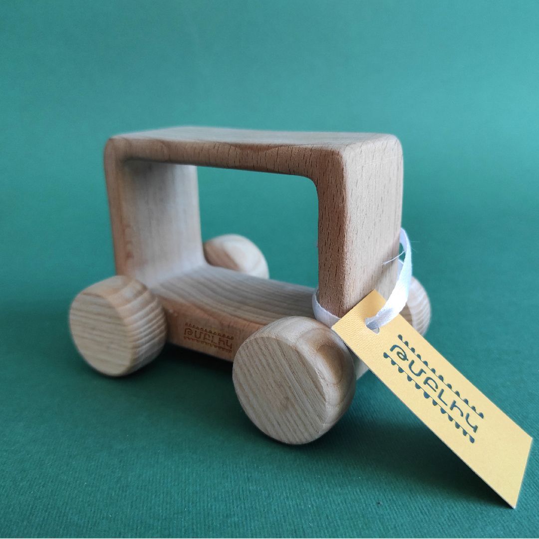 Tmblik Little Square Wooden Car